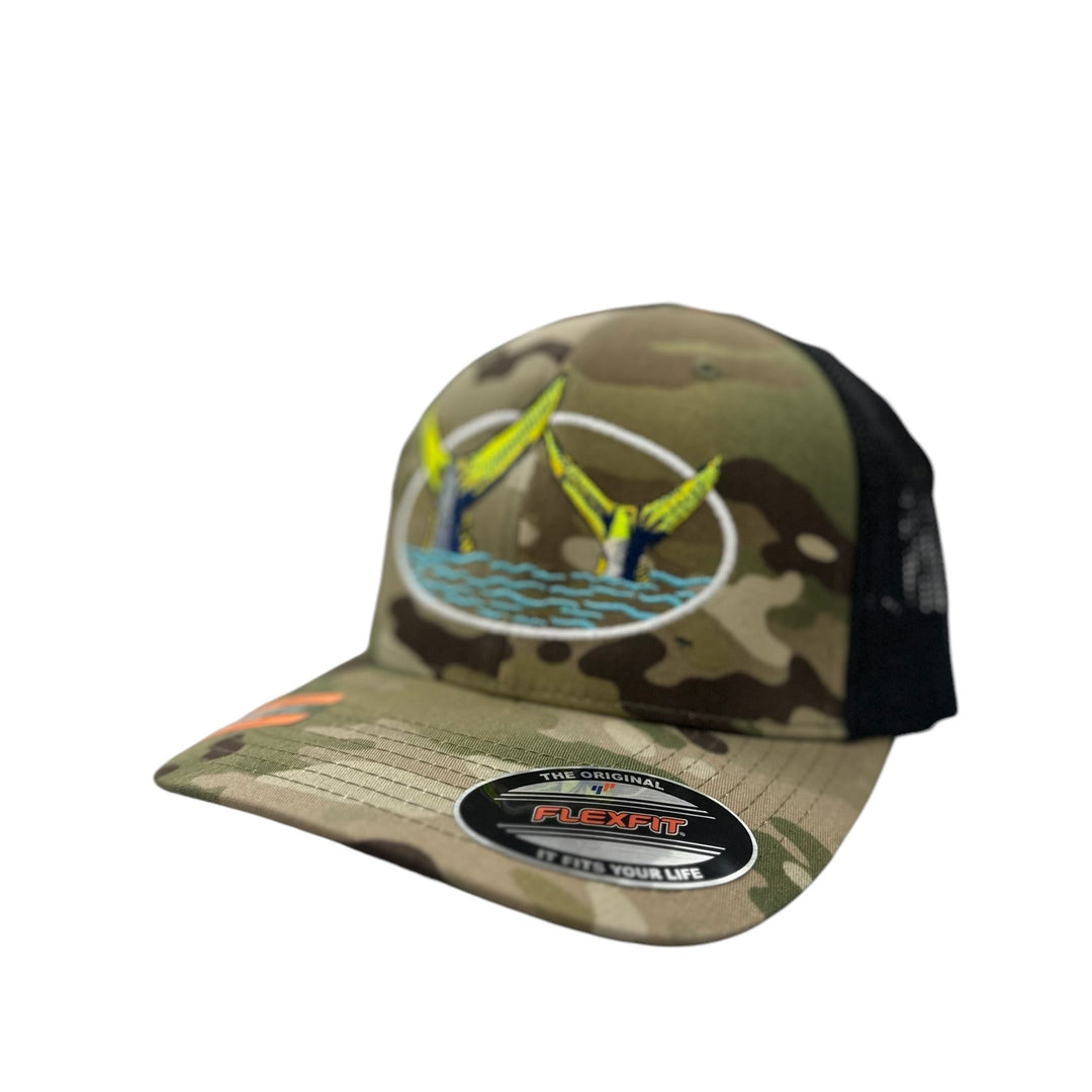 NICERIDE 6511 meshback Flexfit hat in camo with &