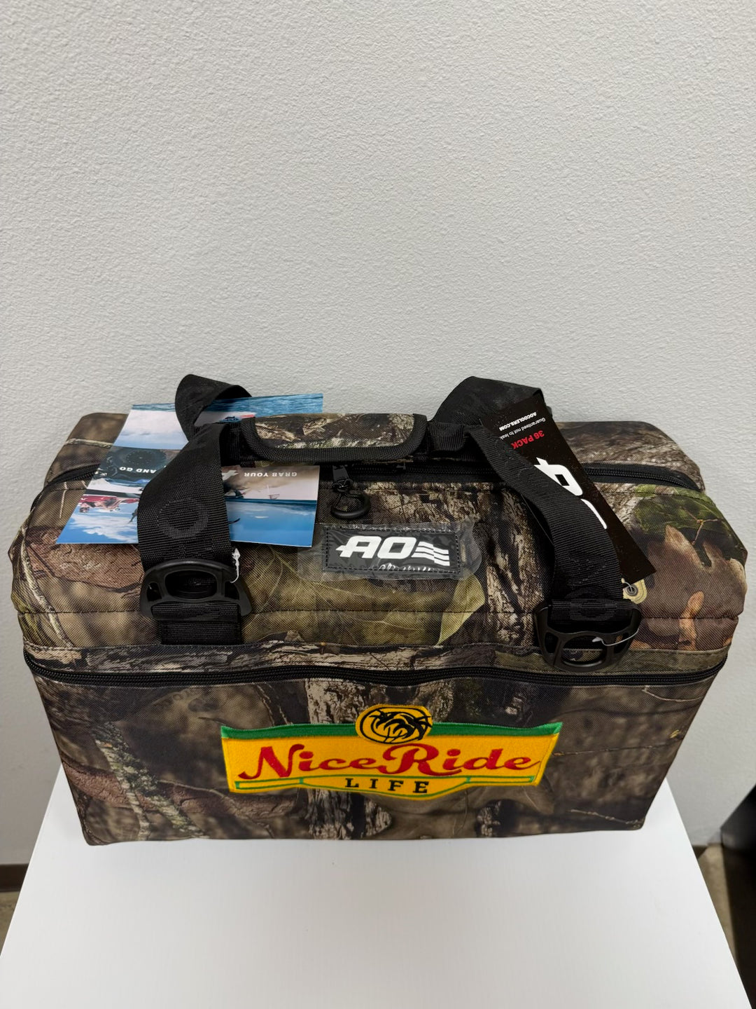 "BUBBLE WATER"  Soft Sided Mossy Oak AO Cooler 36 Pack