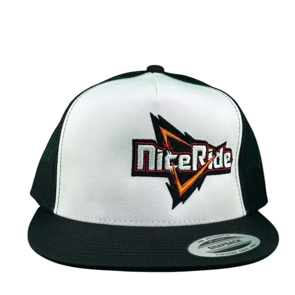NICERIDE Crack unisex trucker hat 6006, snapback cap with bold logo, stylish and durable design.