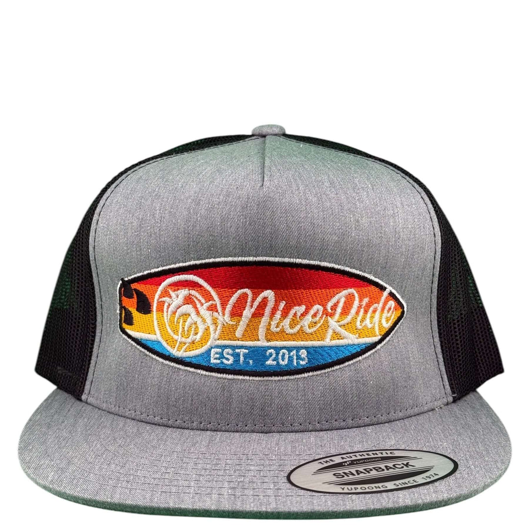 NICERIDE Dukes unisex adjustable trucker hat with colorful logo, ideal for casual wear and outdoor activities.