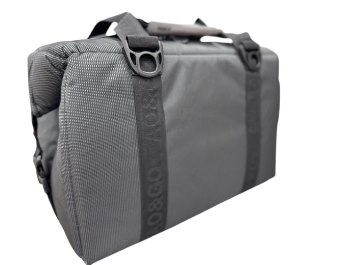 NICERIDE Big Sky Cooler showing durable ballistic fabric and embroidered logo, perfect for holding 36 cans.