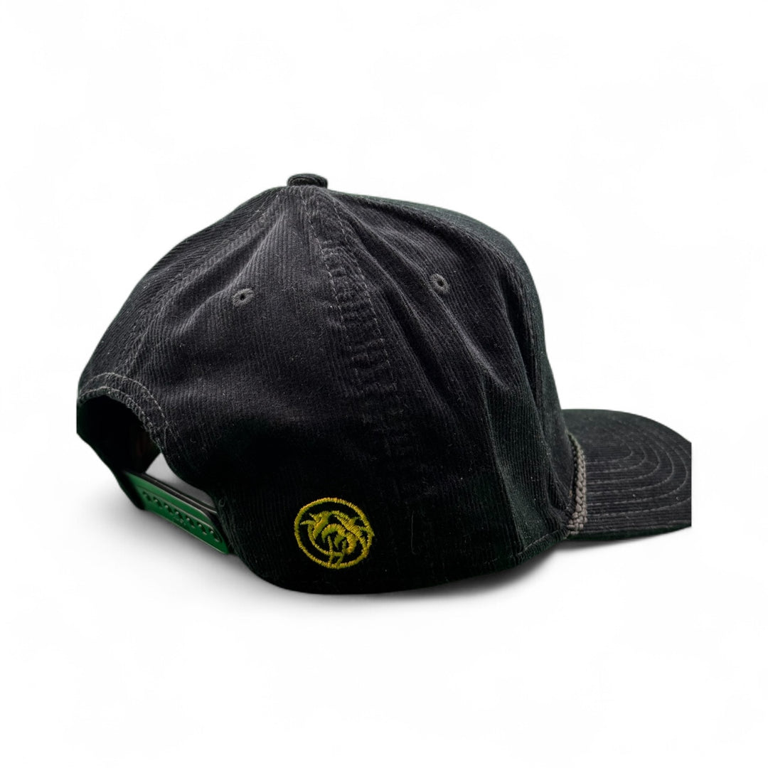 Back view of the Wild West Corduroy OTTO CAP, a stylish 5 panel snapback baseball cap.