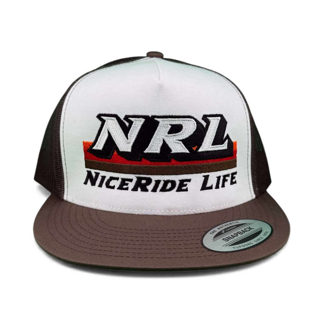 Niceride "Boarding Pass" 6006 Unisex Snapback Trucker Hat with NRL logo