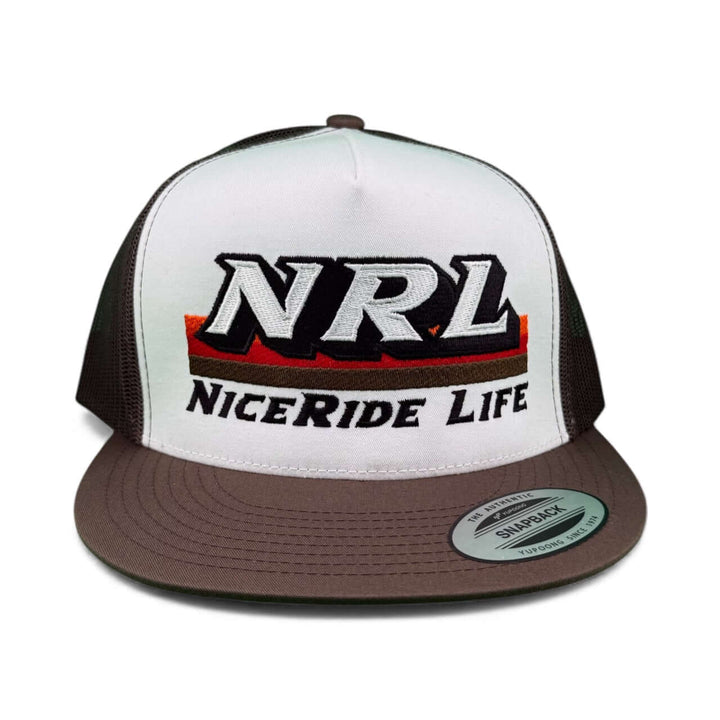 Niceride "Boarding Pass" 6006 Unisex Snapback Trucker Hat with NRL logo