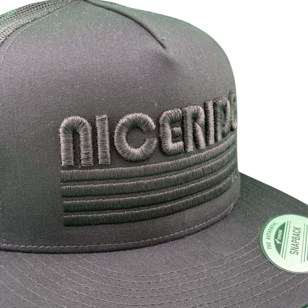 Close-up of NICERIDE&