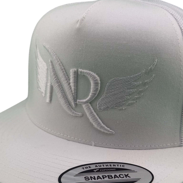 Soaring 3D White Puff hat featuring NICERIDE&