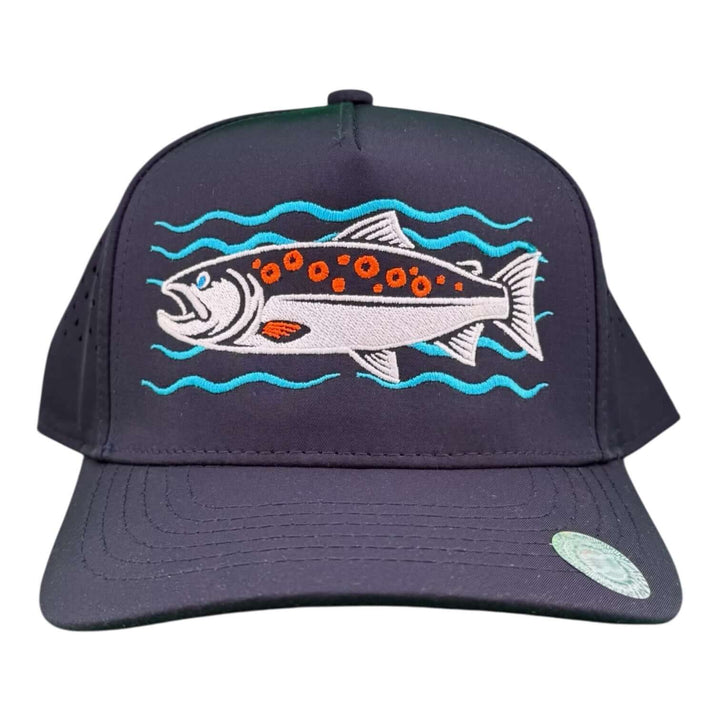 "Catch Series" 5-Panel Performance Trucker Cap – Waterproof A-Frame Fishing Hat