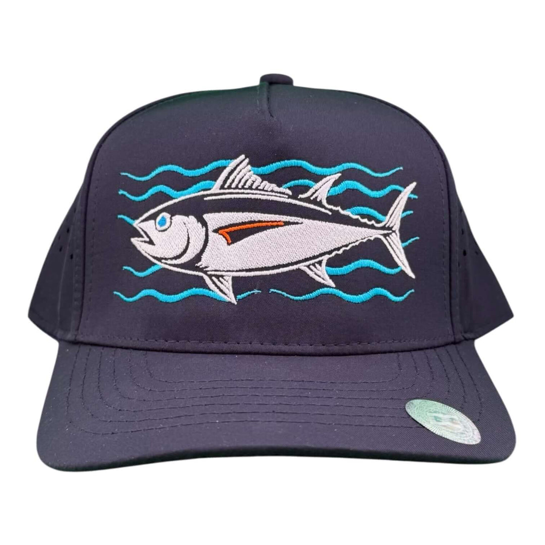 "Catch Series" 5-Panel Performance Trucker Cap – Waterproof A-Frame Fishing Hat