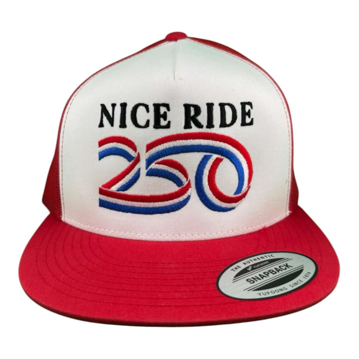 250" 6006 Unisex Adjustable Trucker Hat celebrating America&