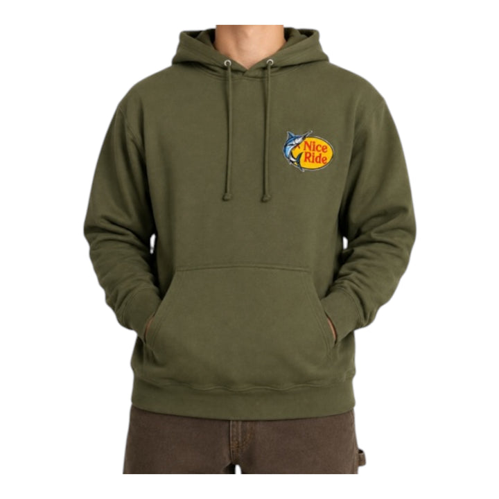 NICERIDE Top Water Pullover Hoodie for men and women, perfect for fishing and outdoor activities.