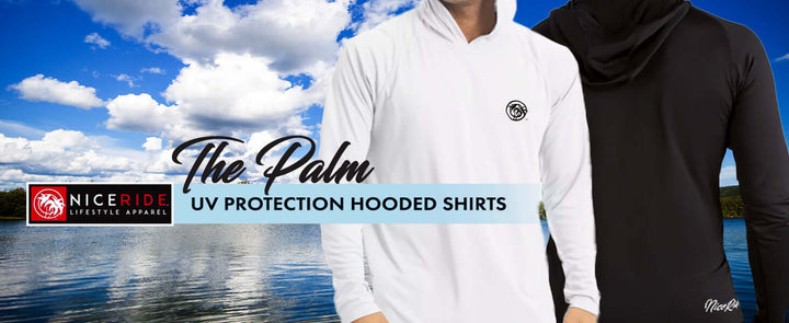 "Palm" Unisex UV Protecting Long Sleeve Hooded Shirt