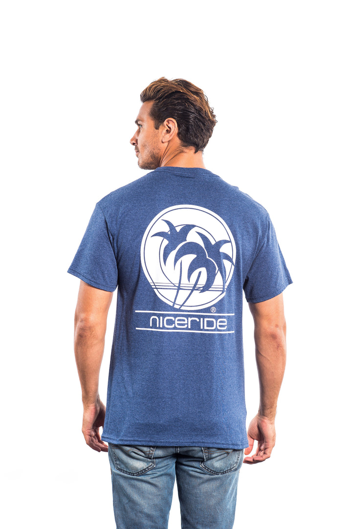 Man wearing Sunset Strip Hanes Men&