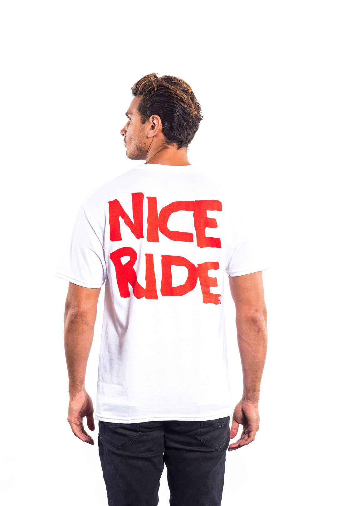 Man wearing CR RIDE men&