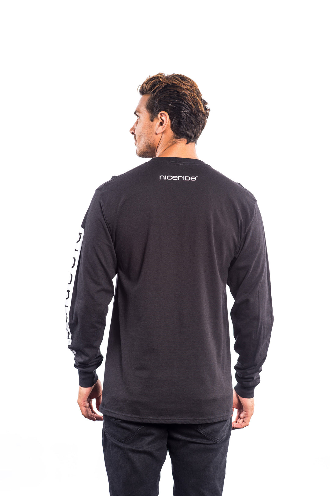 Man wearing Blocked Out Black Or White Men&