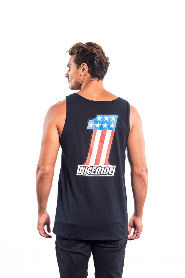 Man wearing a Nice Guns men&