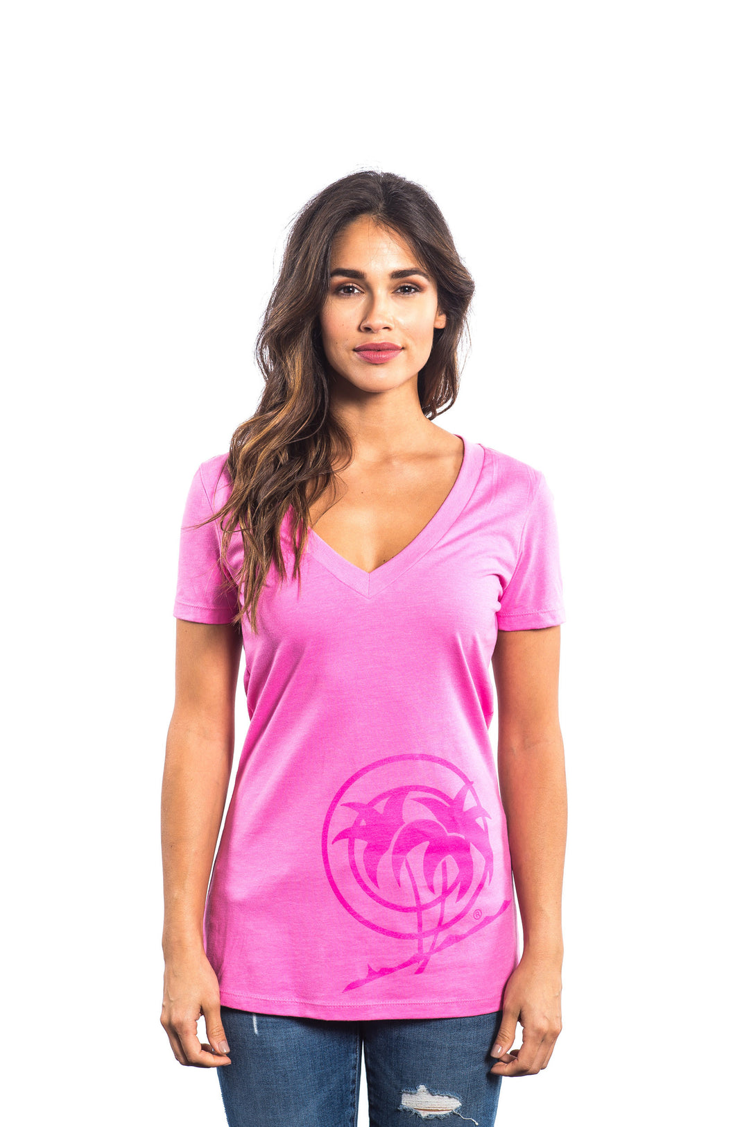 The Palm Pink Next Level Women&
