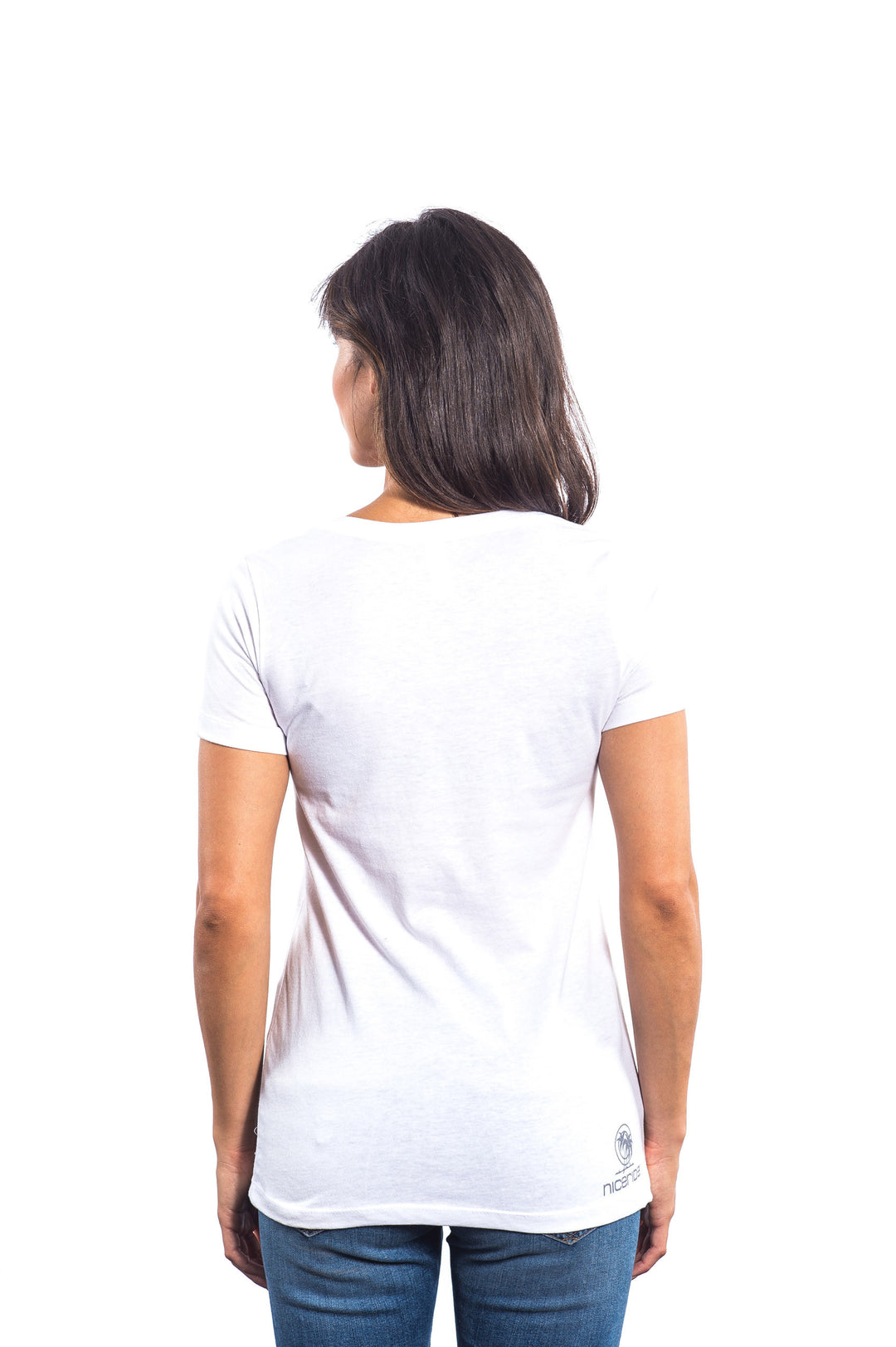 Back view of a woman wearing a San Elijo Women&
