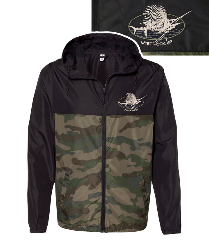 Lightweight windbreaker jacket featuring &