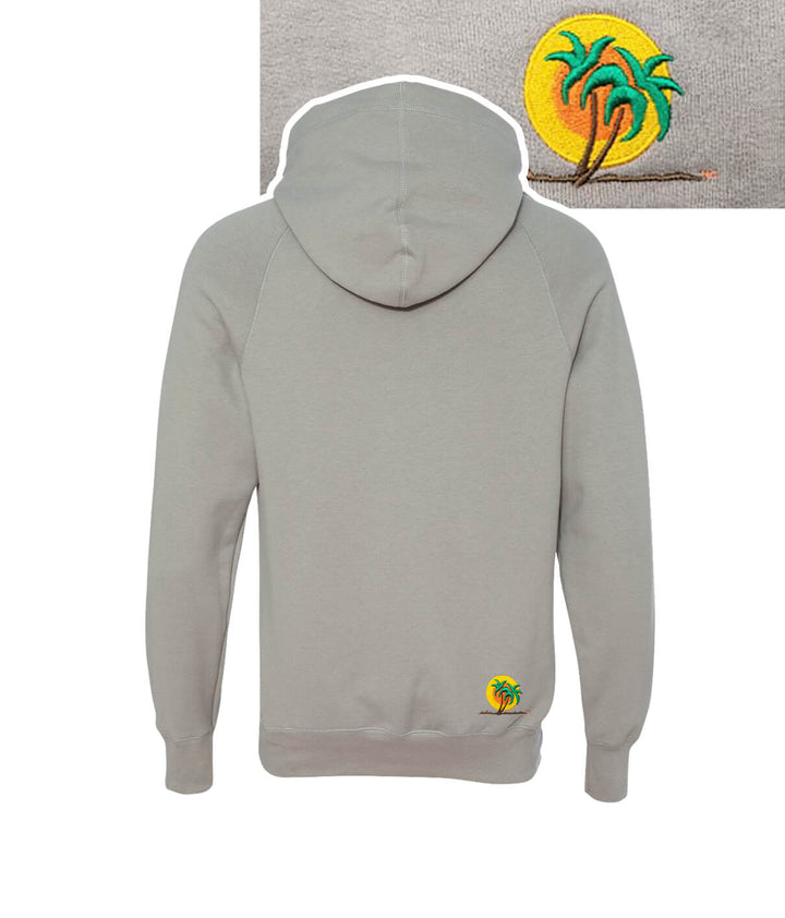 Gray pullover sweatshirt for men and women with NICERIDE&