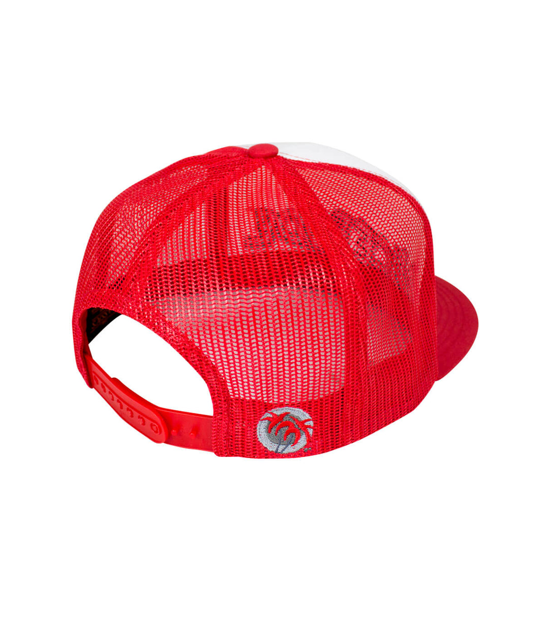 Back view of the Bed Rock trucker hat featuring mesh panels and NICERIDE logo, perfect hat for casual wear.