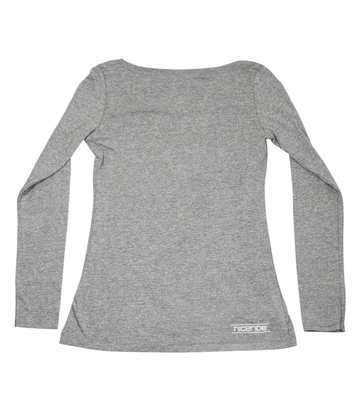 Back view of a gray women&