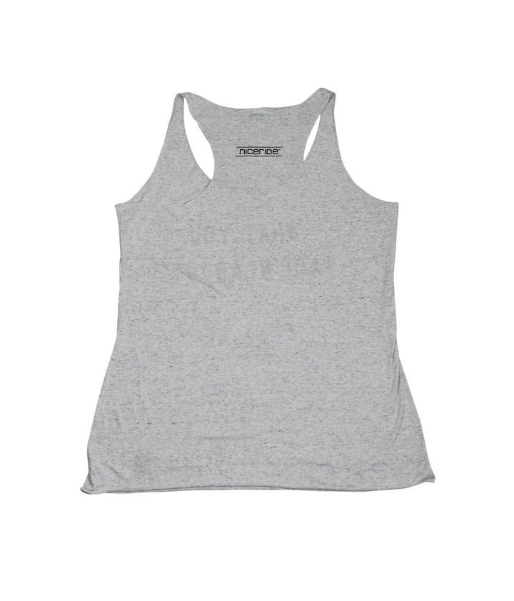 Back view of a gray Next Level women&