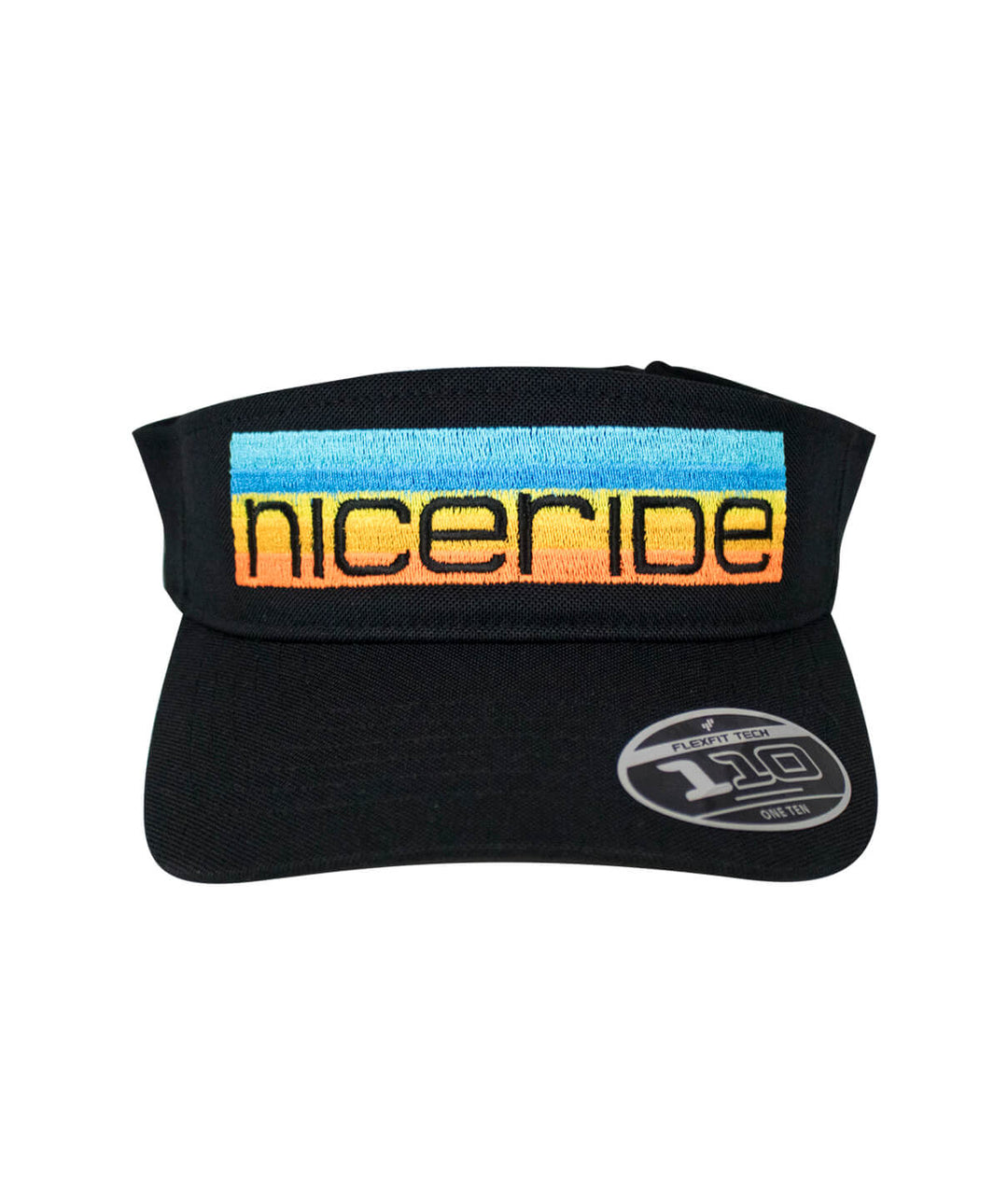 Black visor hat with NICERIDE&