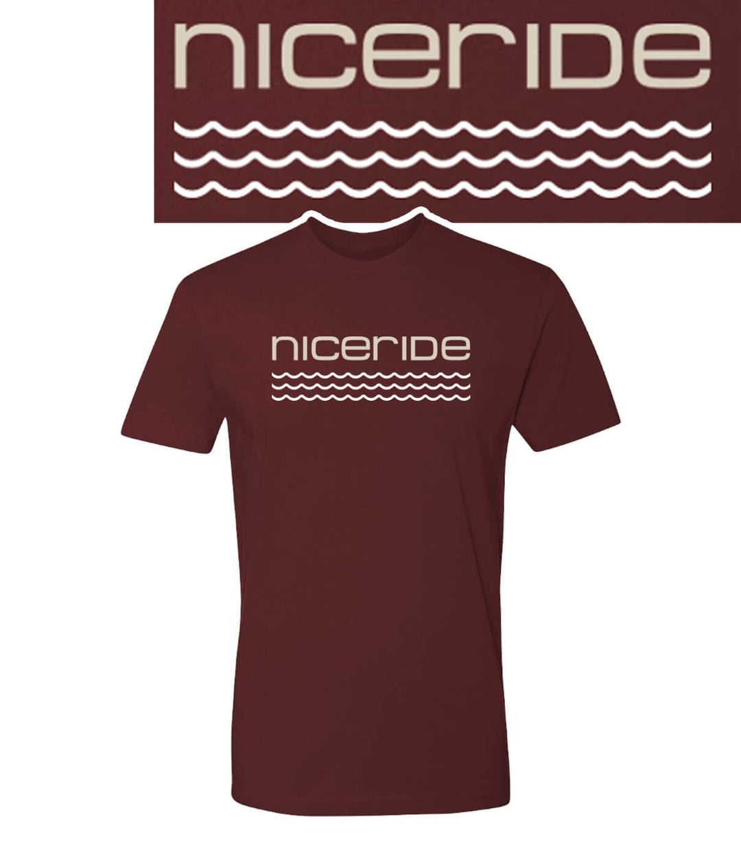 On The Water maroon NICERIDE men&