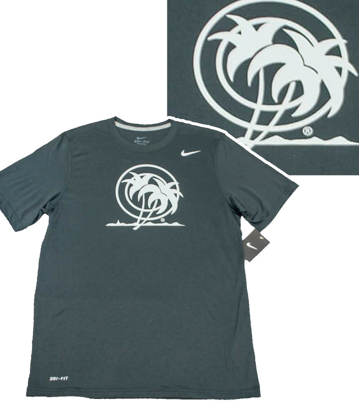 NIKE Dri-Fit shirt featuring Classic Palm logo, designed for all-season indoor and outdoor activities.