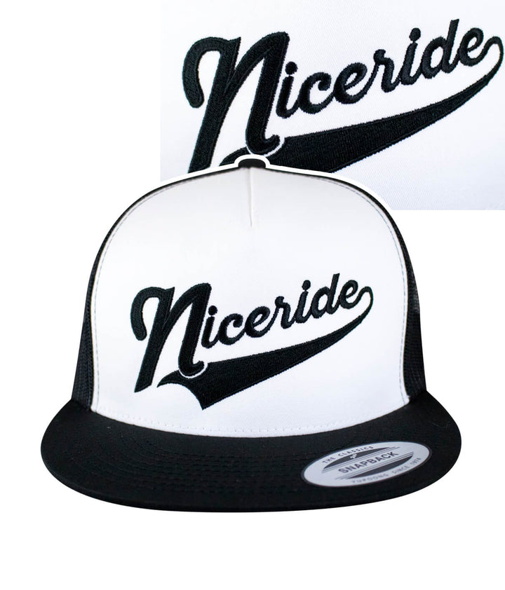 Trucker baseball cap featuring NICERIDE&