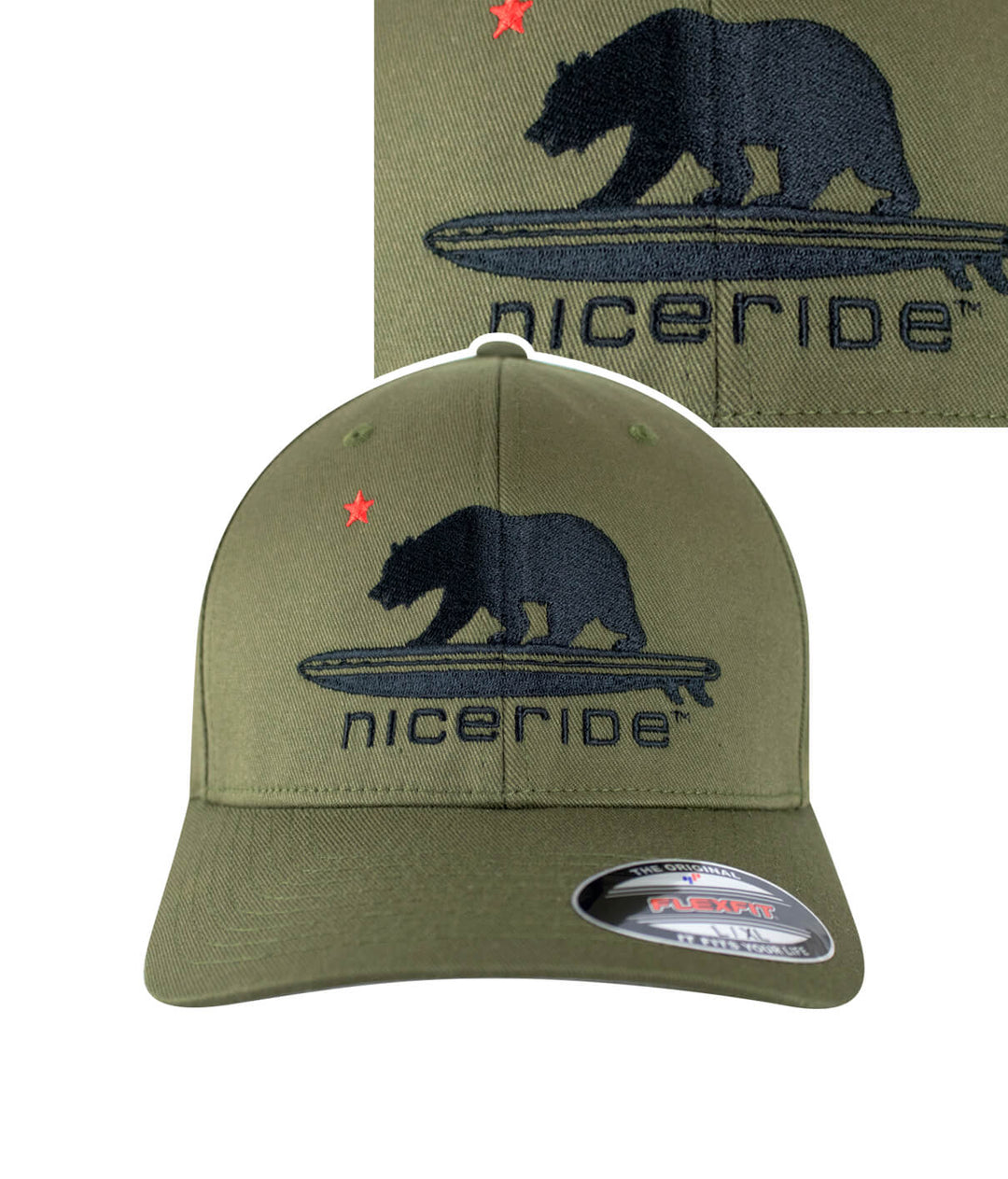 Classic Flexfit hat featuring NICERIDE&