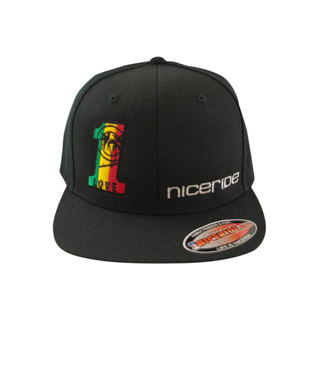 Love Tower Snapback hat featuring embroidered &