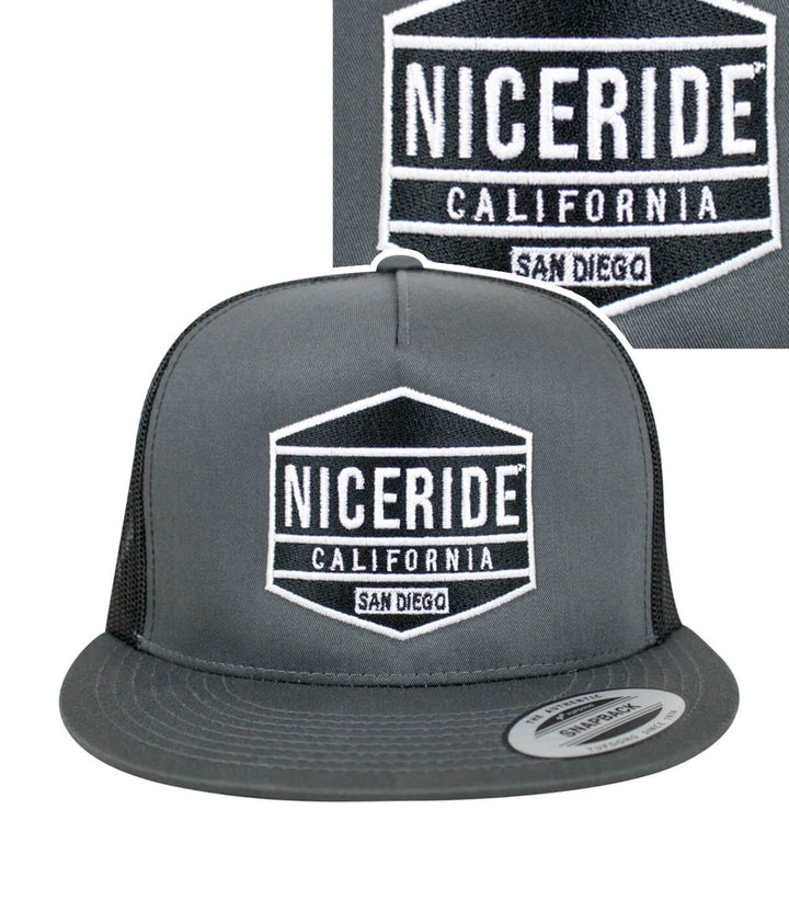 NICERIDE California snapback hat with embroidered logo, perfect addition to your hat collection.