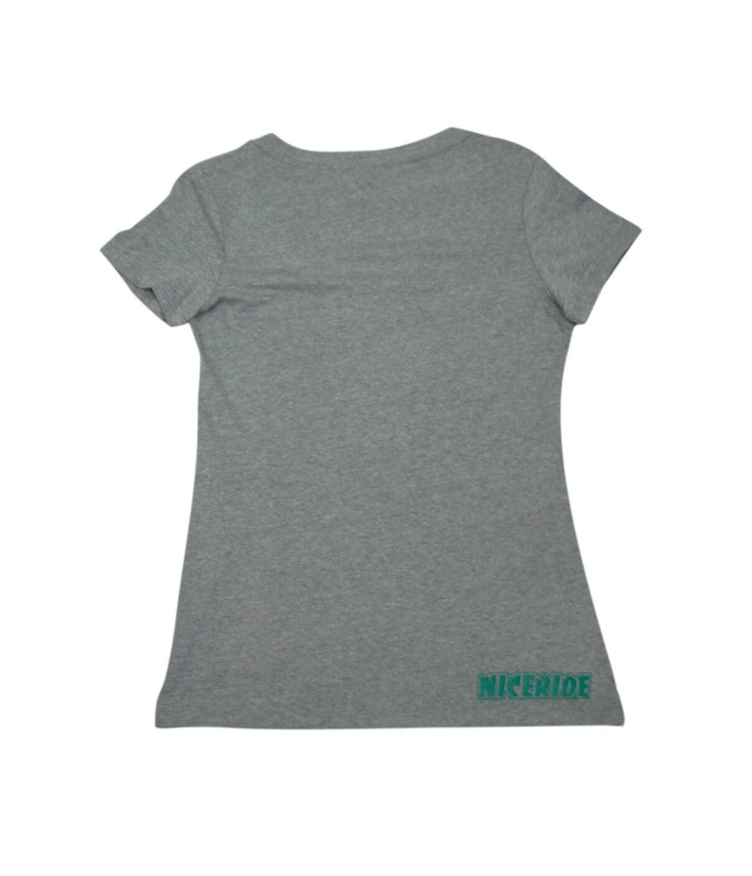 Back view of the Palm gray Next Level women&