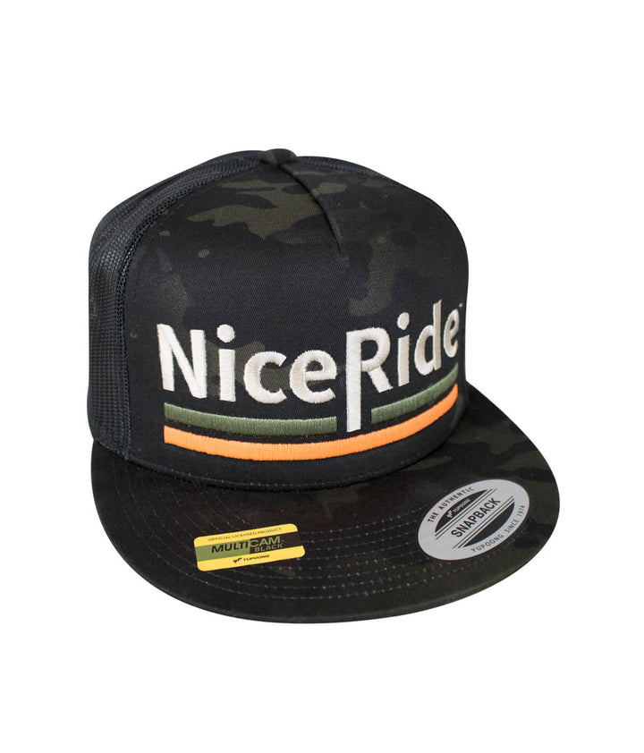 Low Tide Trucker Hat by NICERIDE with embroidery, a stylish hat for outdoor adventures.