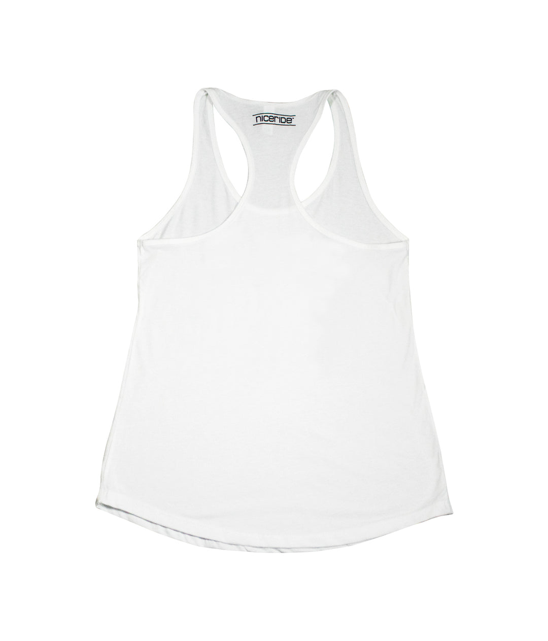 What The Kale - White Next Level Racerback Tank Top for Women