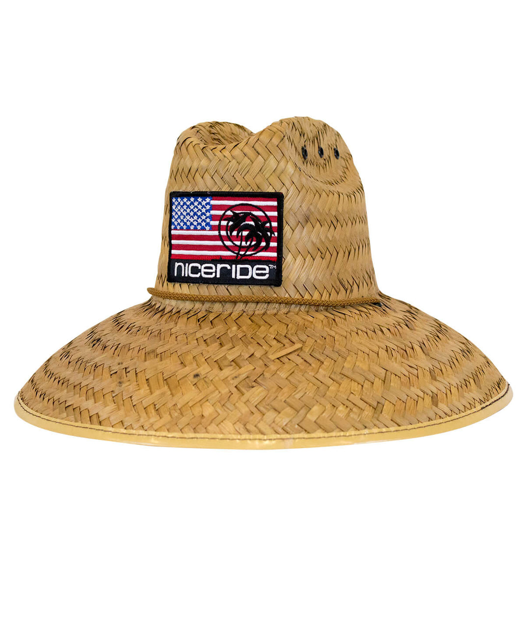 Pride straw sun hat featuring NICERIDE&