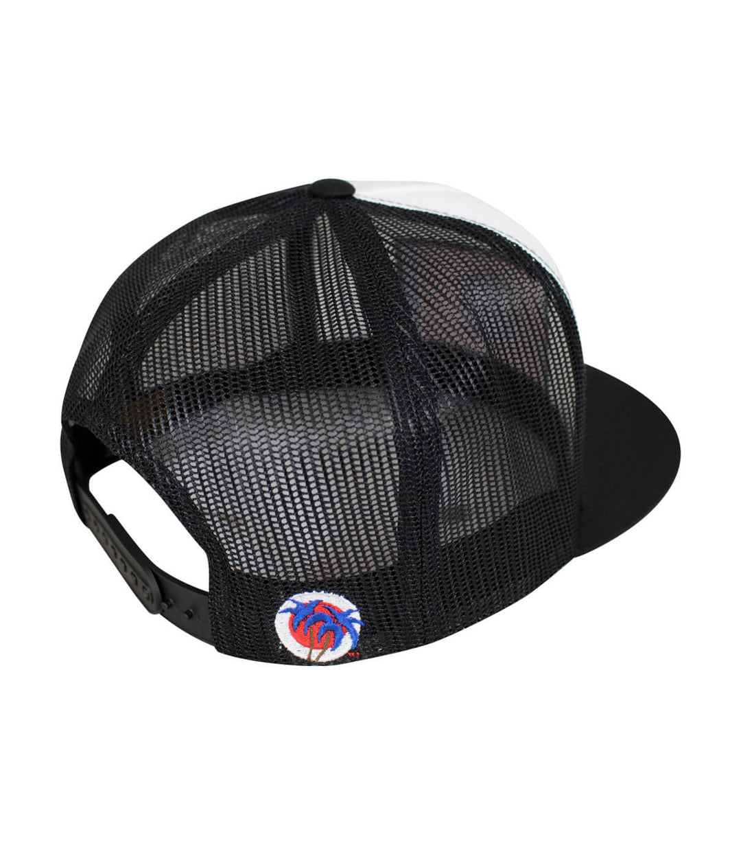 Tennessee Flag Trucker Hat showcasing the back design with NICERIDE logo and mesh panel for ventilation.