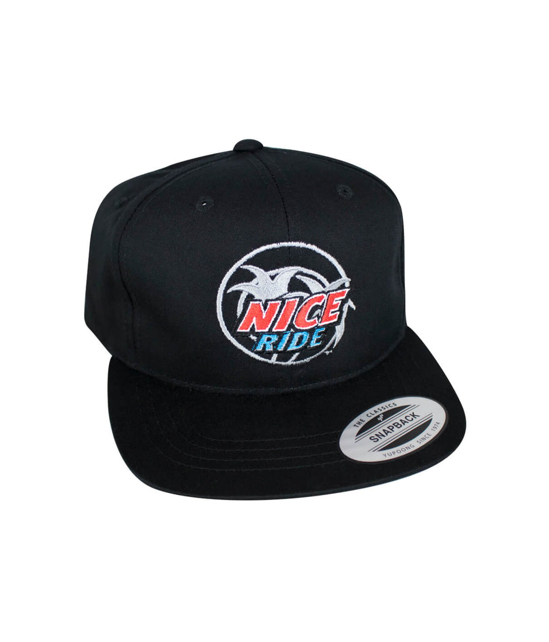 Choo Choo Youth Hat featuring NICERIDE logo, a classic snapback hat designed for kids.