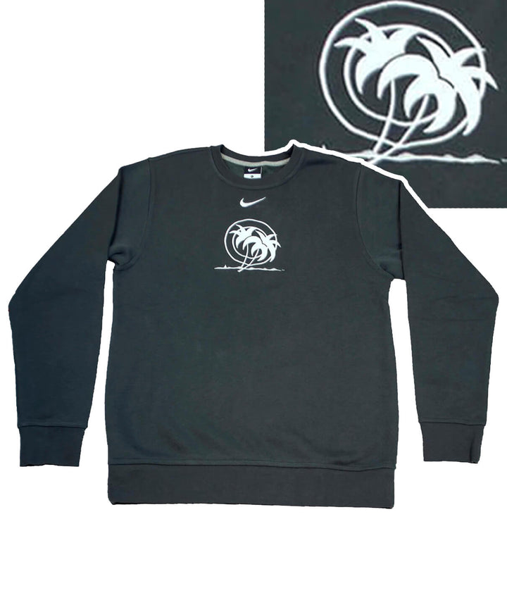 Classic Palm NIKE Crewneck Sweatshirt featuring palm logo design on the front, ideal lightweight sweatshirt.