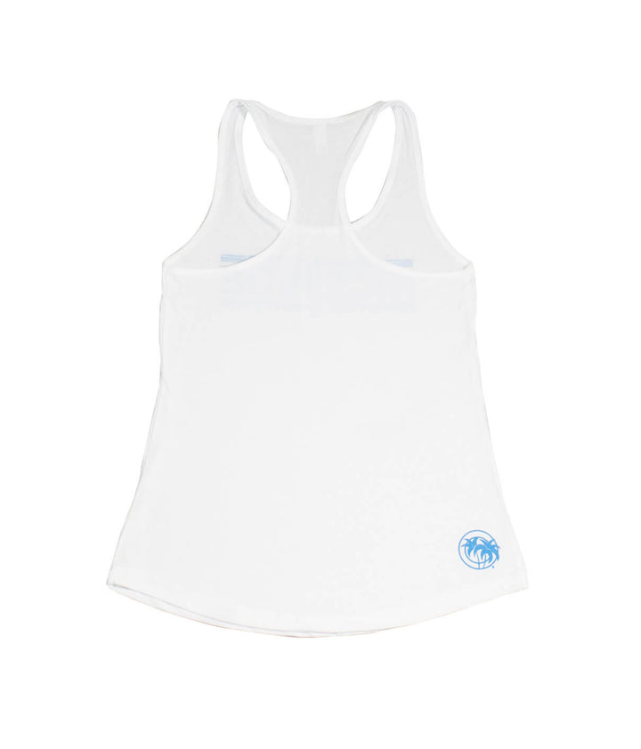 Back view of the Solana White Next level Women&