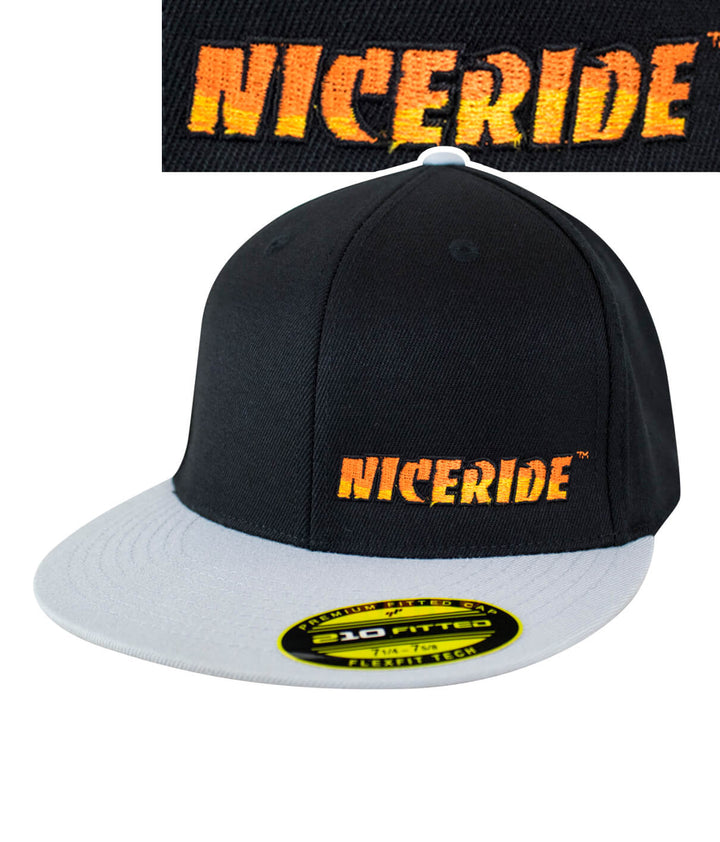 Classic NICERIDE 210F Fitted Hat featuring NICERIDE logo on front and flexfit design.