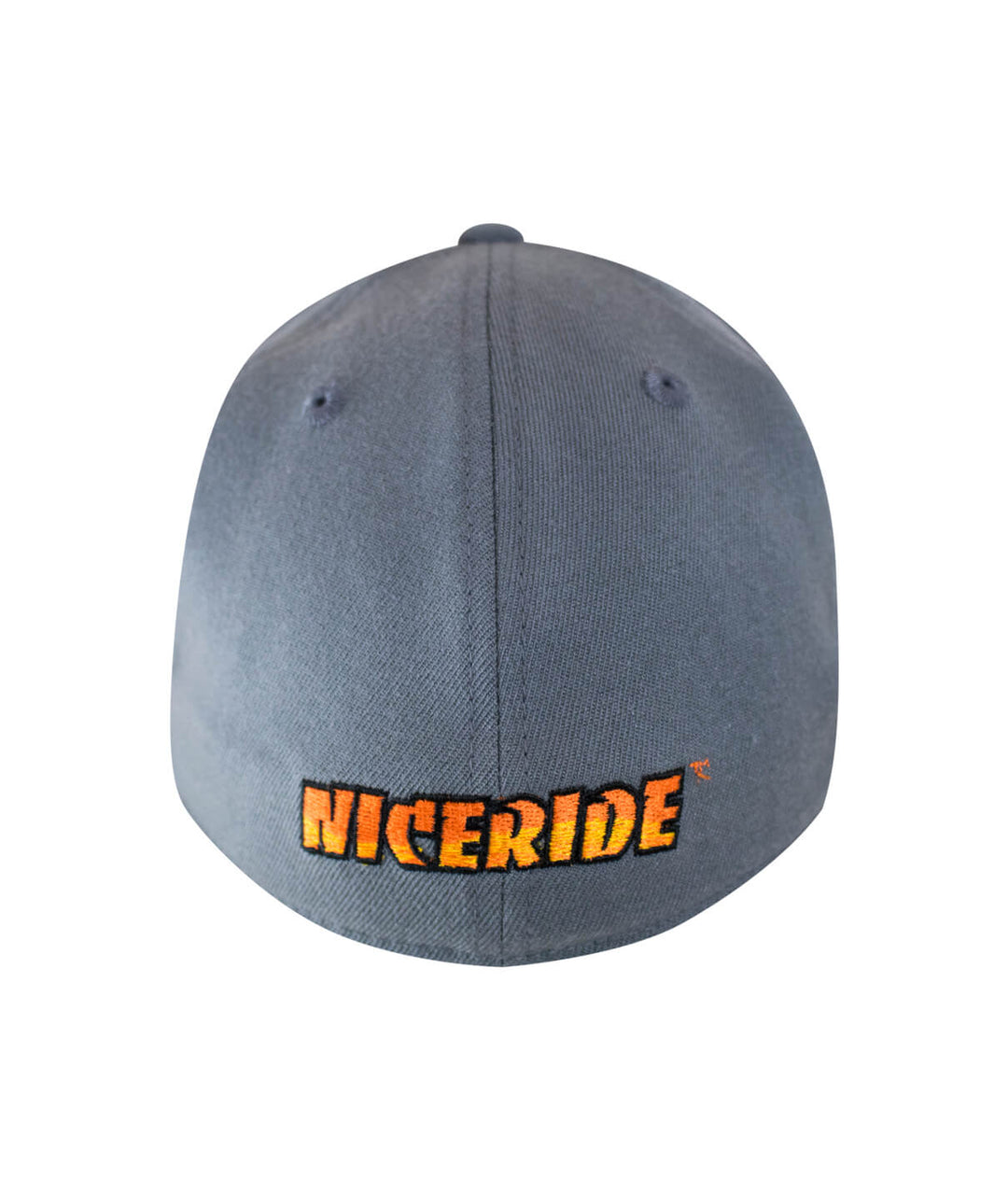 Back view of NICERIDE Classic Palm 210F fitted hat, showcasing embroidered NICERIDE logo for stylish cap lovers.