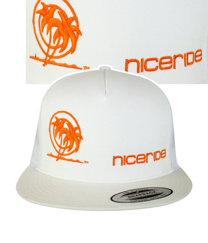 Palm Tower Trucker Hat featuring NICERIDE&