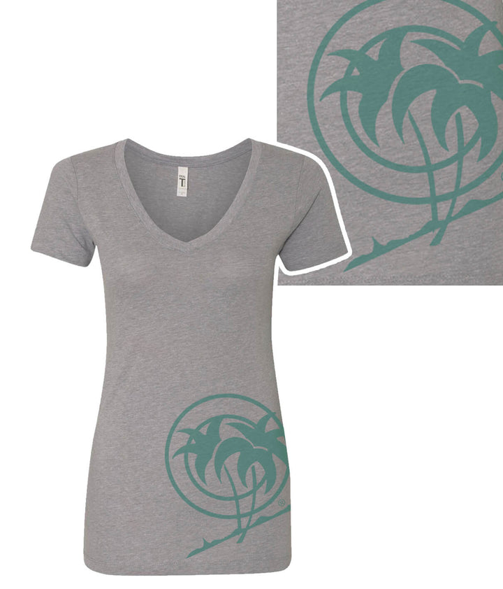 The Palm - Gray Next Level Women&