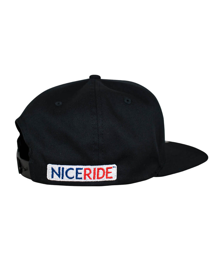 Back view of the Spirit of 76 YOUTH HAT featuring NICERIDE logo embroidery on a classic snapback design.