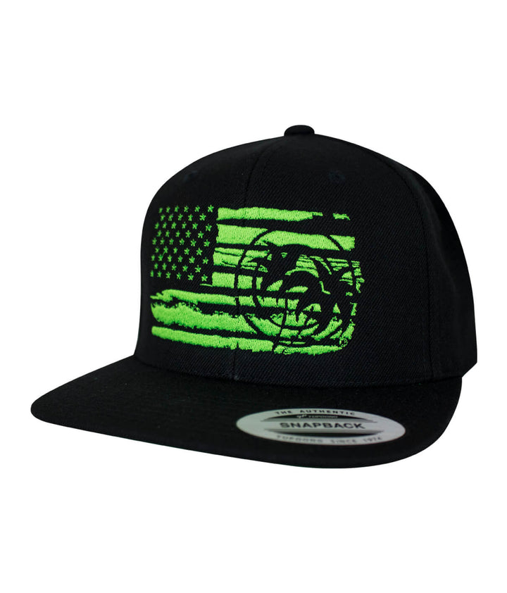 "Strong Faded" Snapback Flag Hat