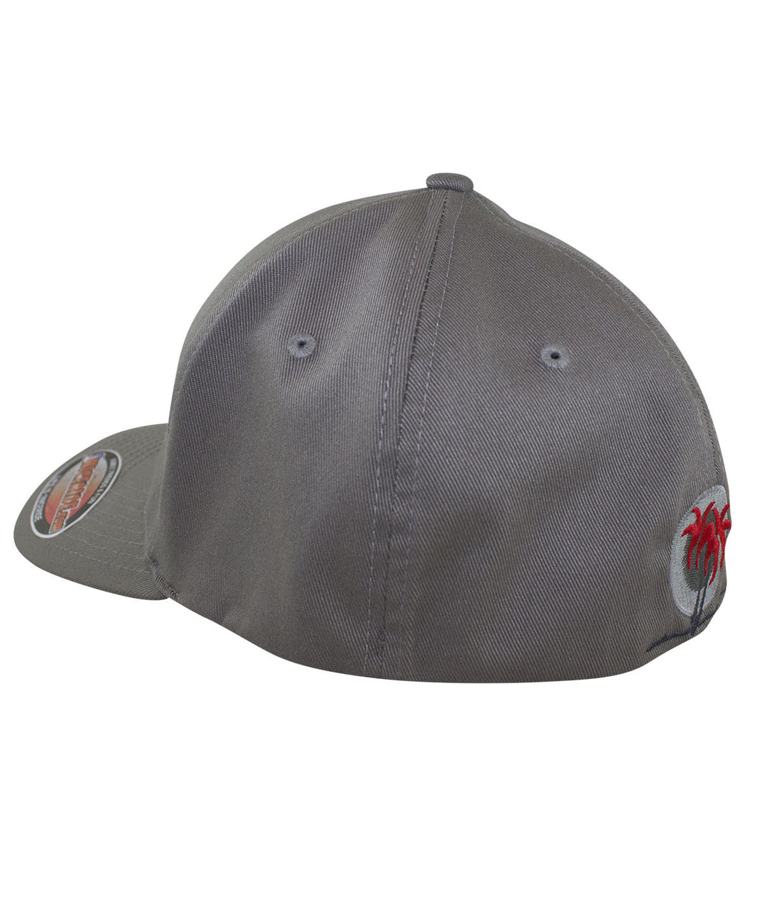Back view of Bold Tower Classic Flexfit Hat, featuring the NICERIDE palm logo embroidered.