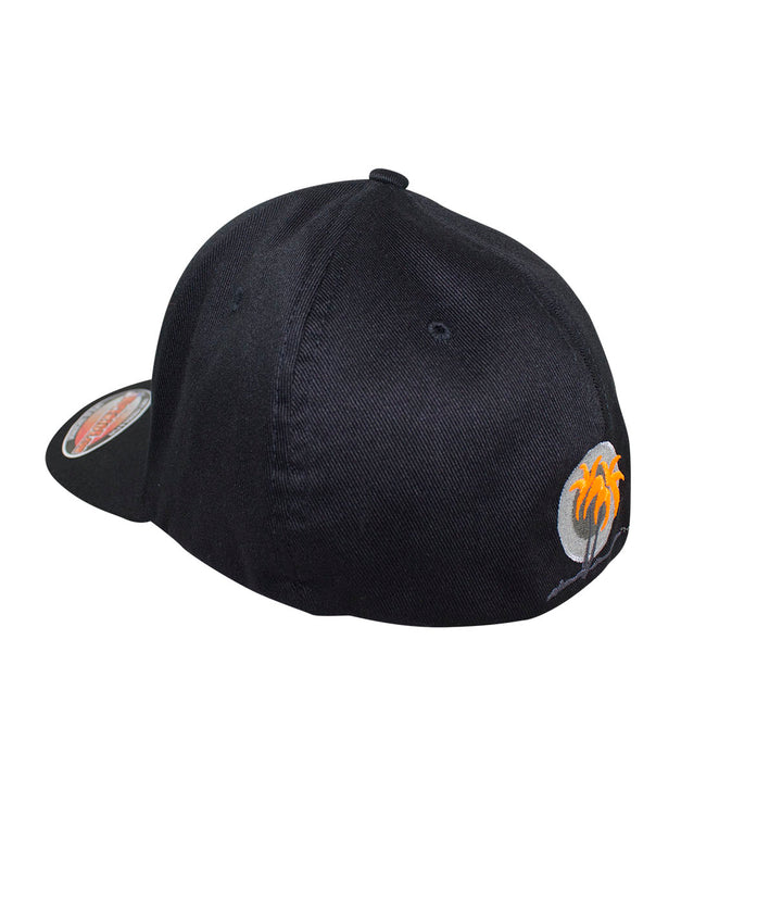 Black Classic Flexfit hat featuring NICERIDE&