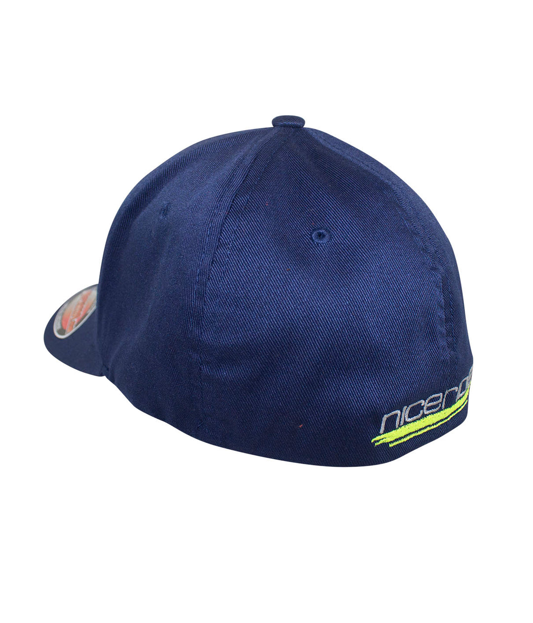 Back view of the Retro Palm Classic Flexfit hat with NICERIDE embroidered logo.